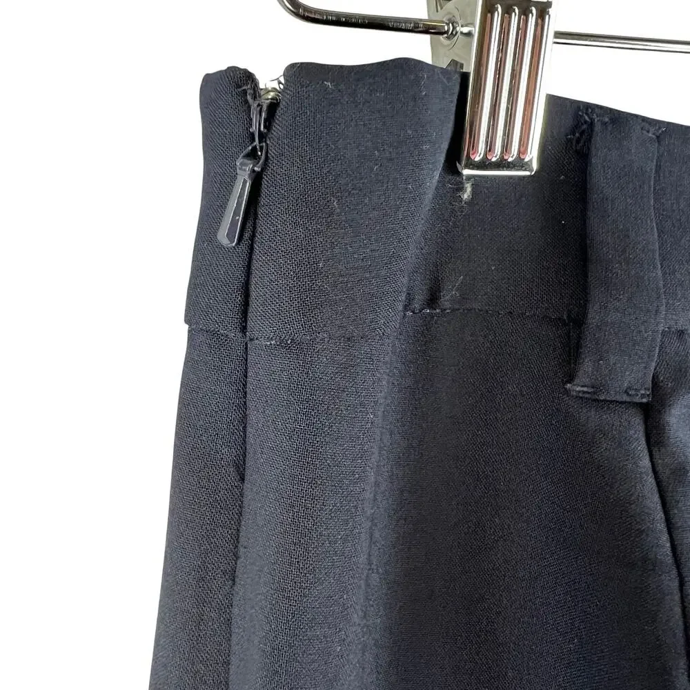 Tory Burch Navy Wide-Leg Trousers